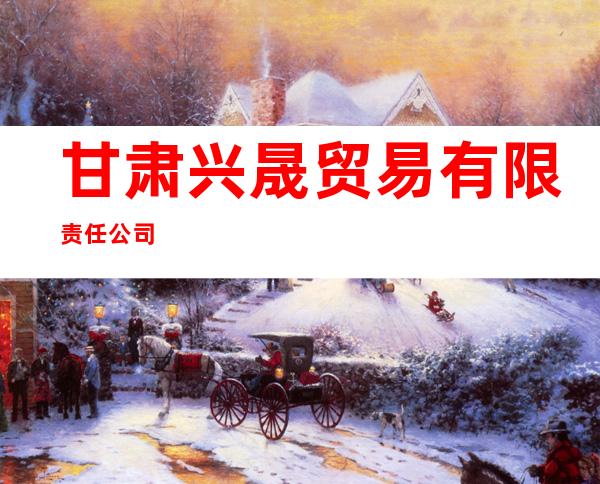 甘肃兴晟贸易有限责任公司